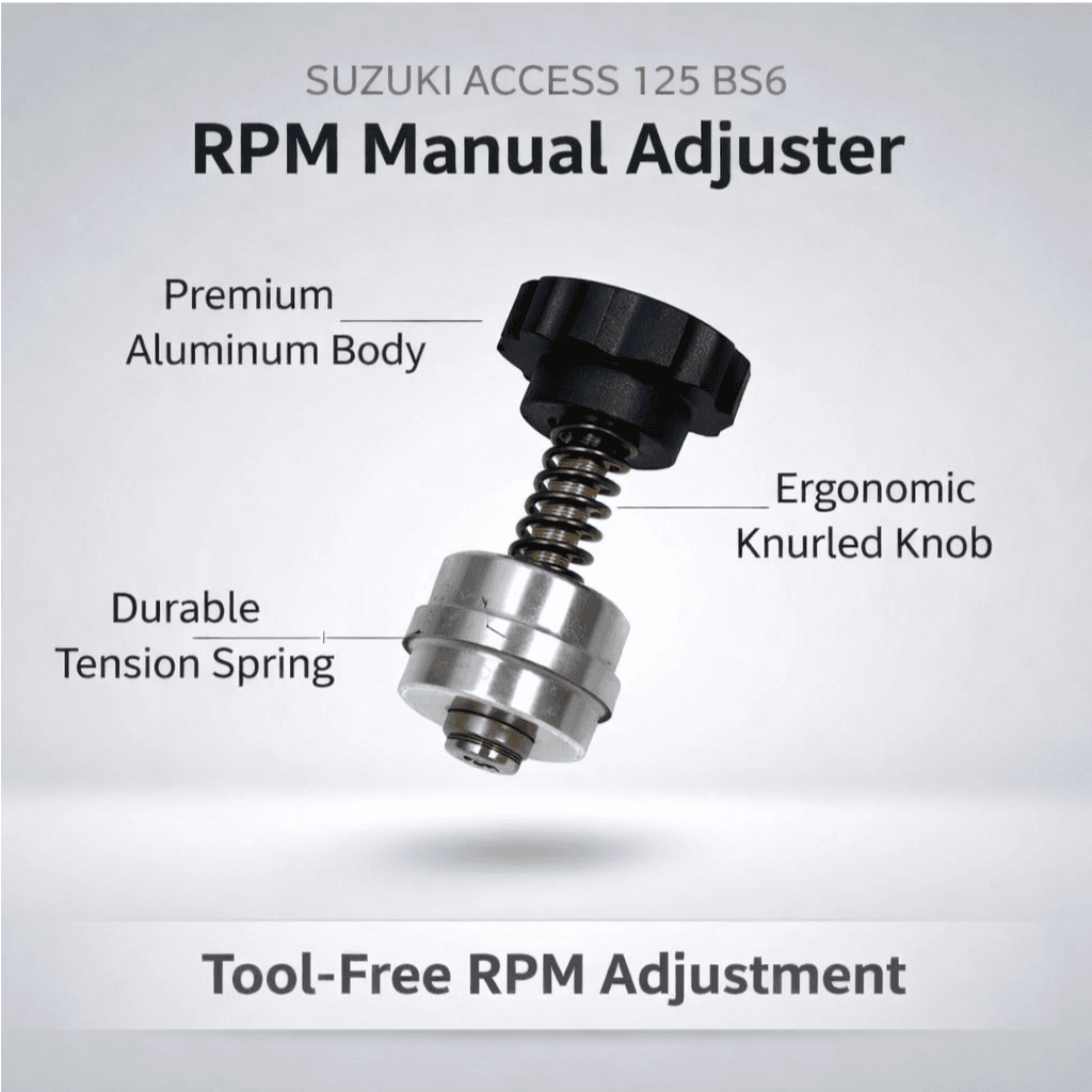 Suzuki Access & Burgman Manual RPM Adjuster - Fix Engine Stalling | MecSpot thumbnail 2