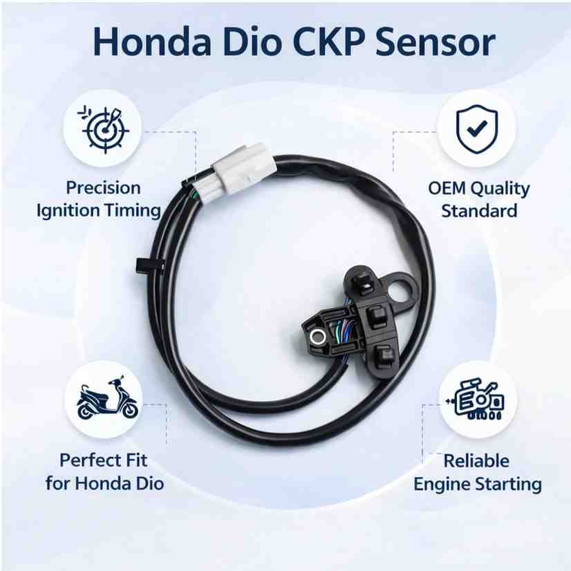 Honda Dio CKP Sensor – High Performance Crankshaft Position Sensor | BS4 / BS6 Compatible | Premium Quality Replacement thumbnail 2