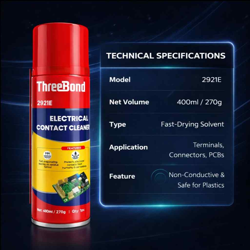 ThreeBond 2921E Electrical Contact Cleaner 400ml thumbnail 4