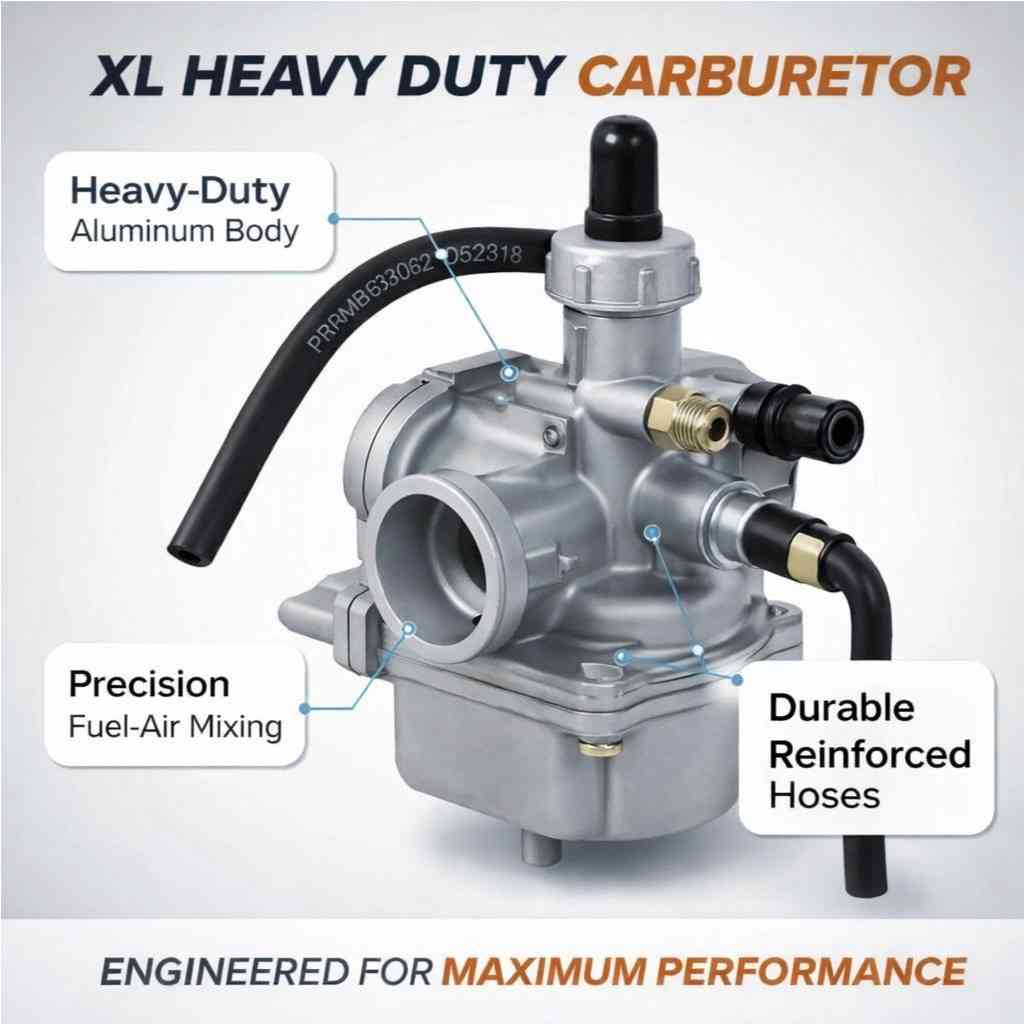 XL Heavy Duty Carburetor - High Pick-Up & Best Mileage | MecSpot thumbnail 2