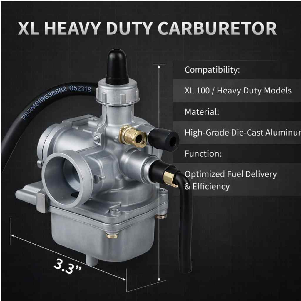 XL Heavy Duty Carburetor - High Pick-Up & Best Mileage | MecSpot thumbnail 4