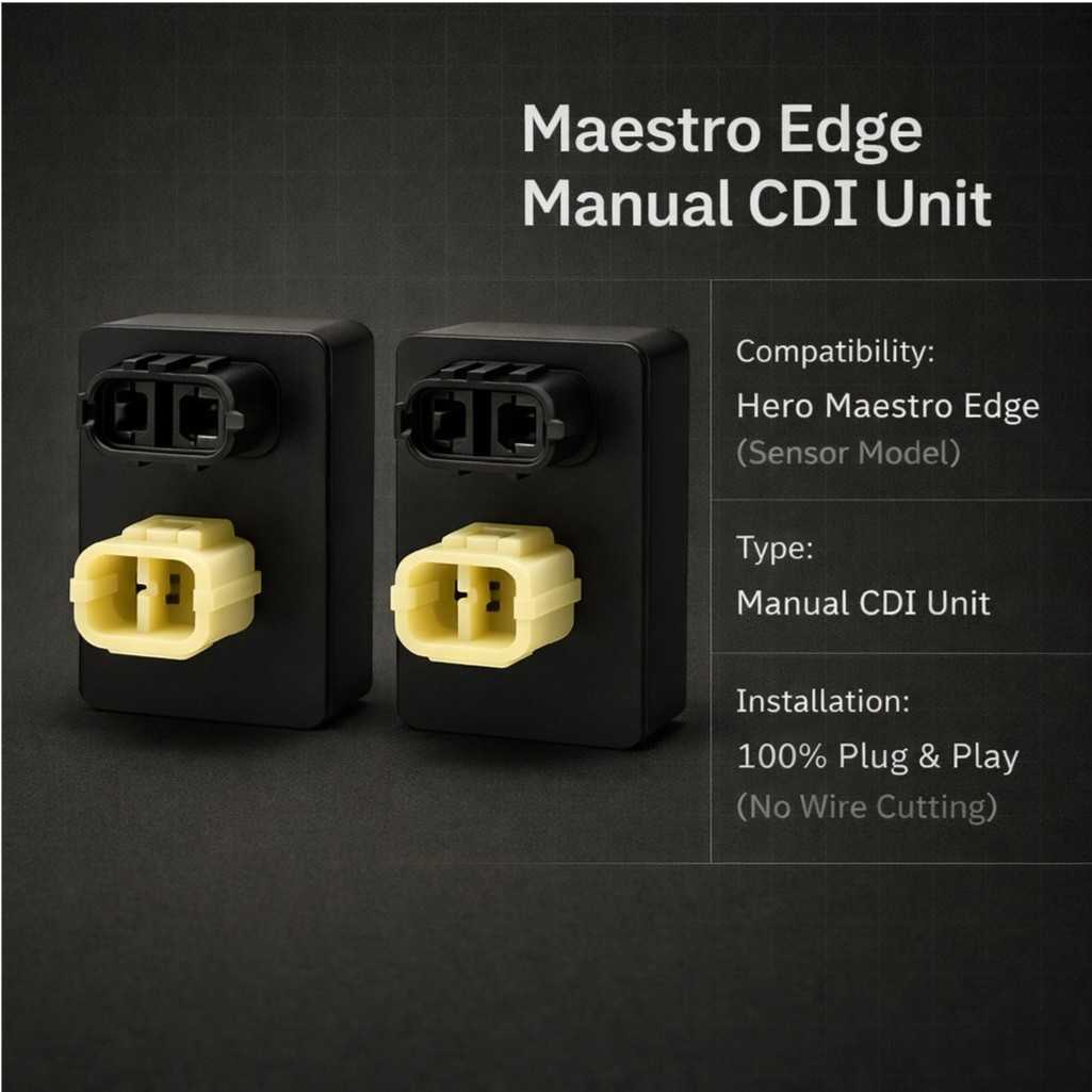 Maestro Edge Scooty (Sensor Model) Manual CDI Unit - Direct Fit | MecSpot thumbnail 3
