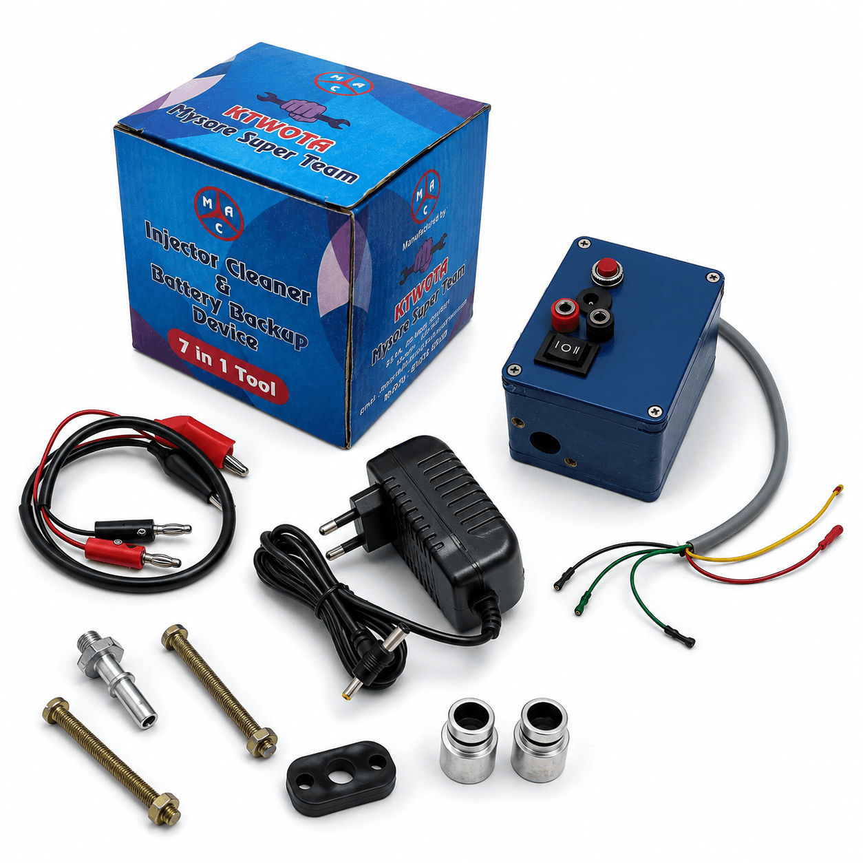 7-in-1 Universal Fuel Injector Cleaner & Battery Jump-Starter